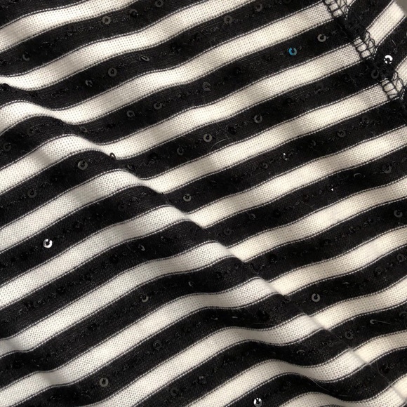 Express stripped sequin dress tunic - Picture 2 of 4